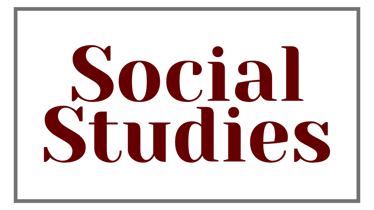 social studies subject label