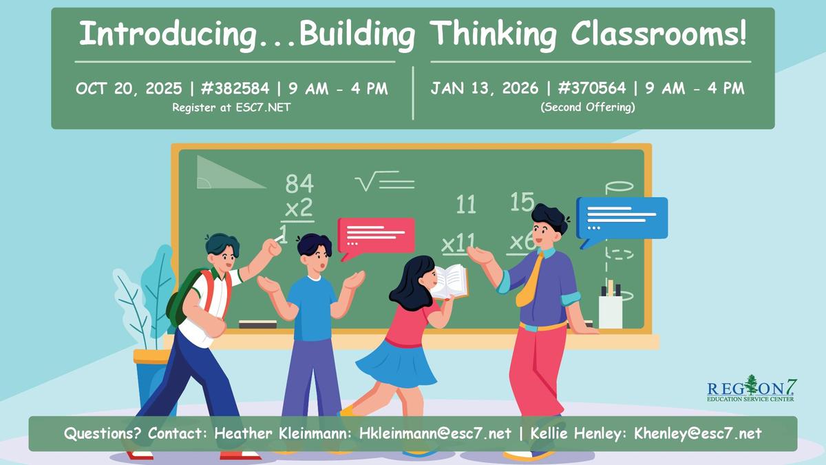 Introducing BUilding Thinking Classrooms workshop graphic