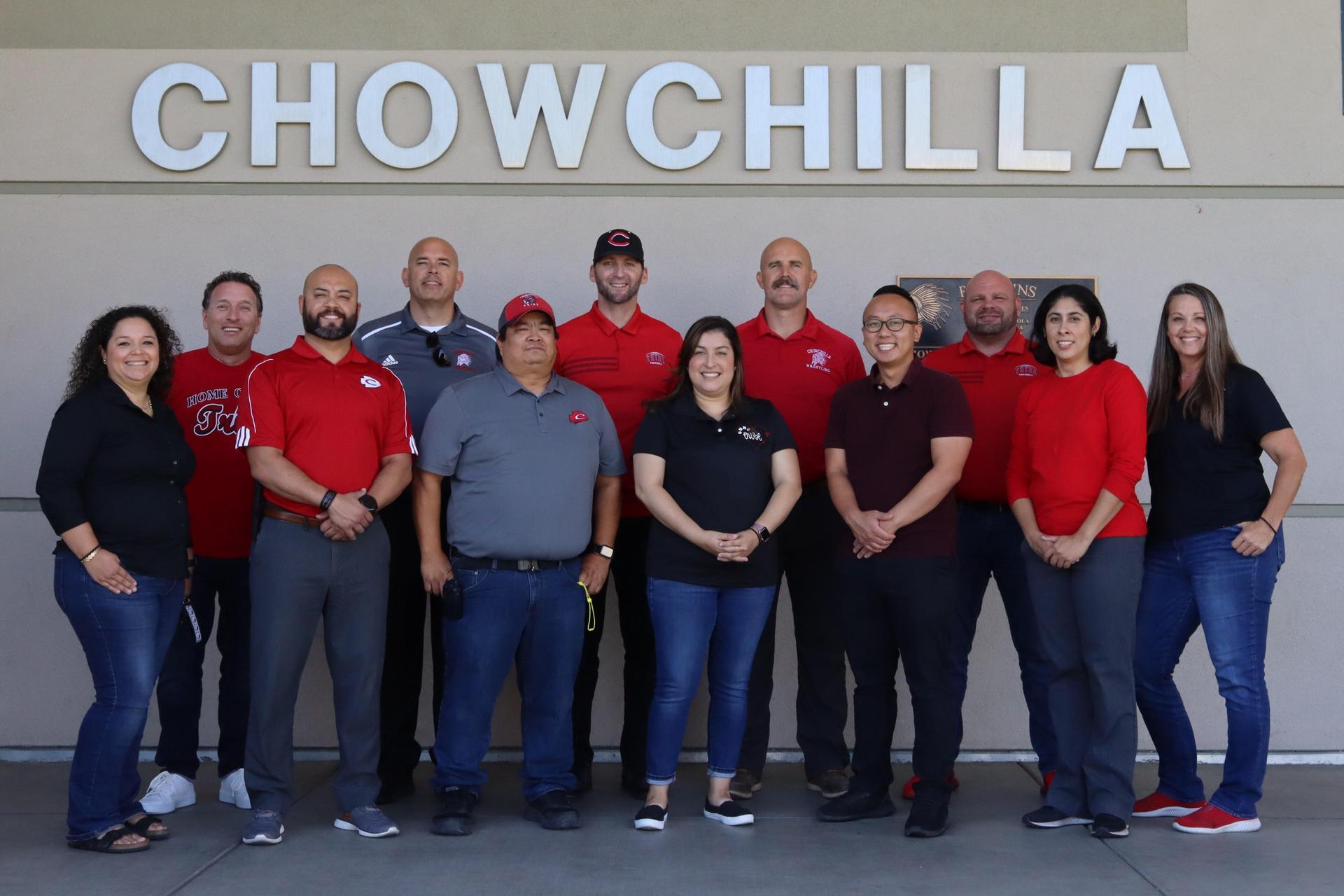 Chowchilla Union High School District enjoying breakfast