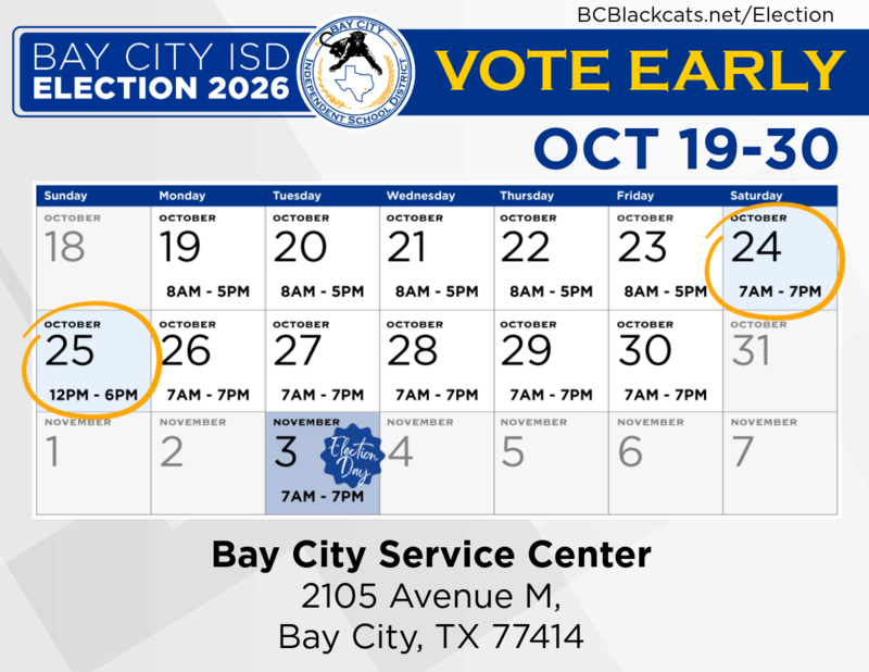 Early Voting Calendar