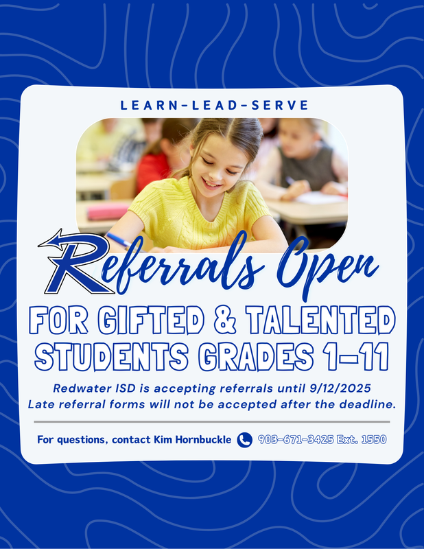 Gifted & Talented Student Referrals Now Open