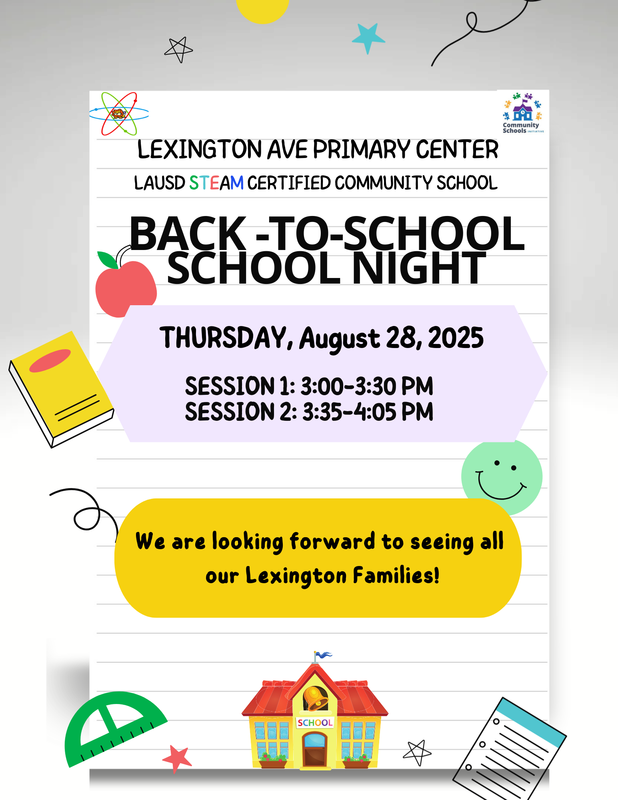 Back to school flyer
