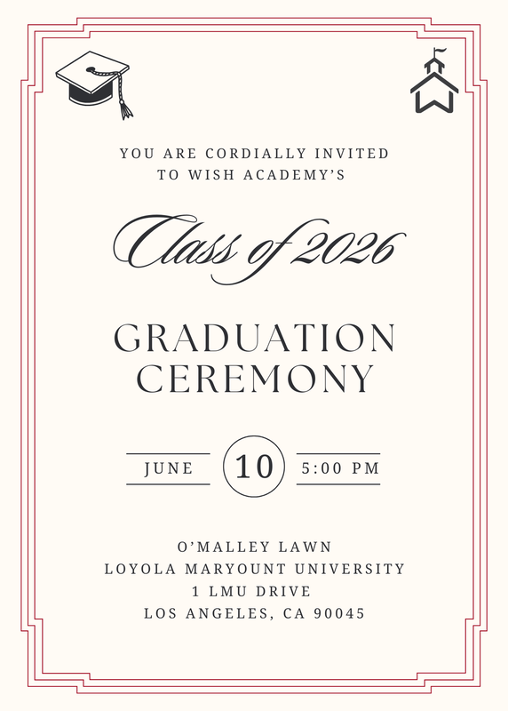 WISH Academy Celebrates the Class of 2026: Graduation Ceremony To Be Held on June 10th! 🎓 Featured Photo