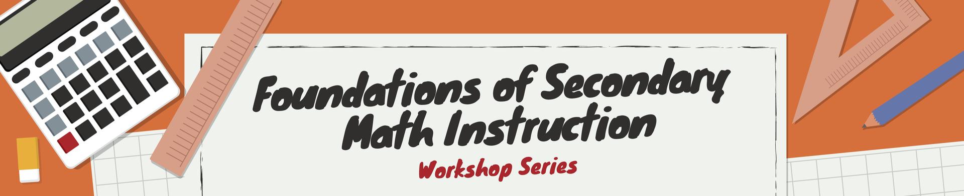 Foundations of Secondary Math Instruction marketing graphic