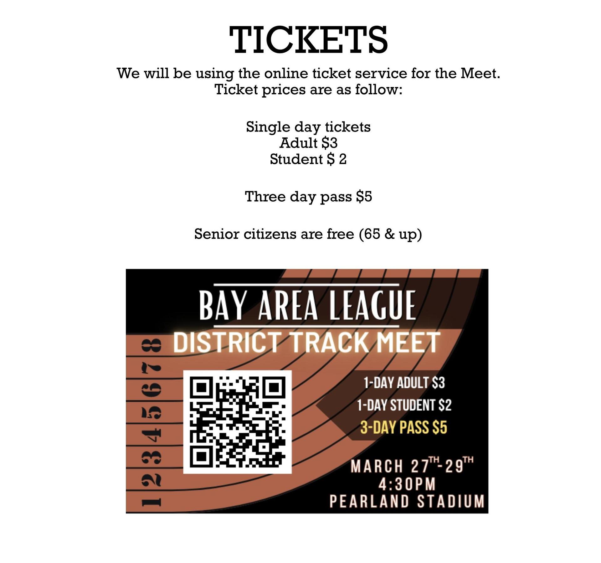 District Track Tickets Russell Schoppe Fairmont Junior High