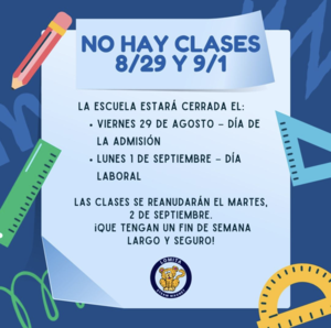 No School Spanish
