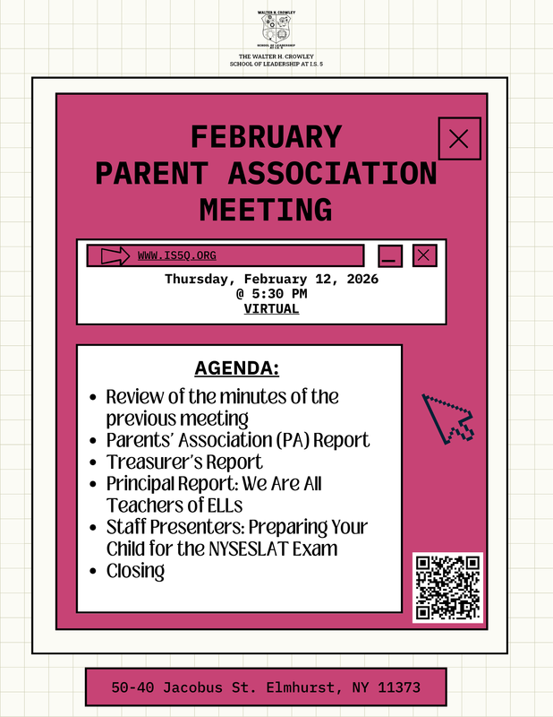Parent Association English Flyer