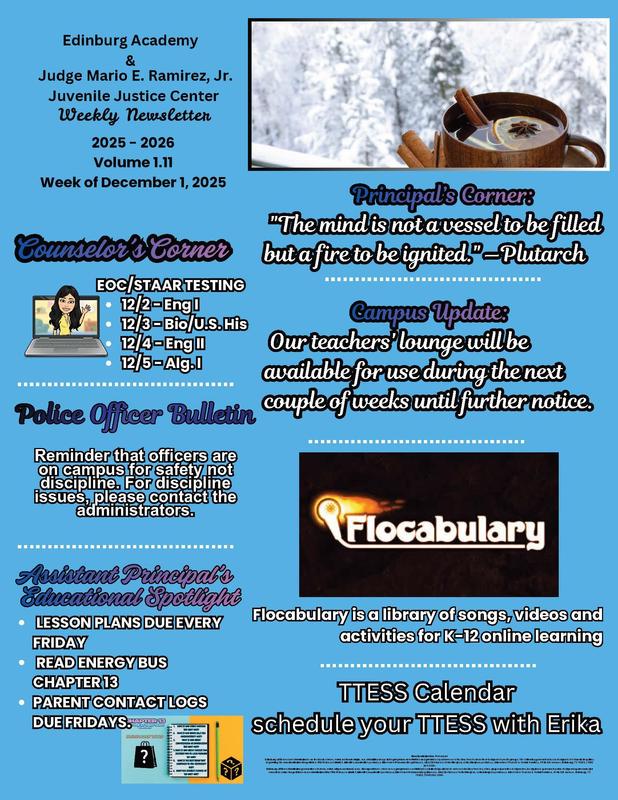 December Weekly News