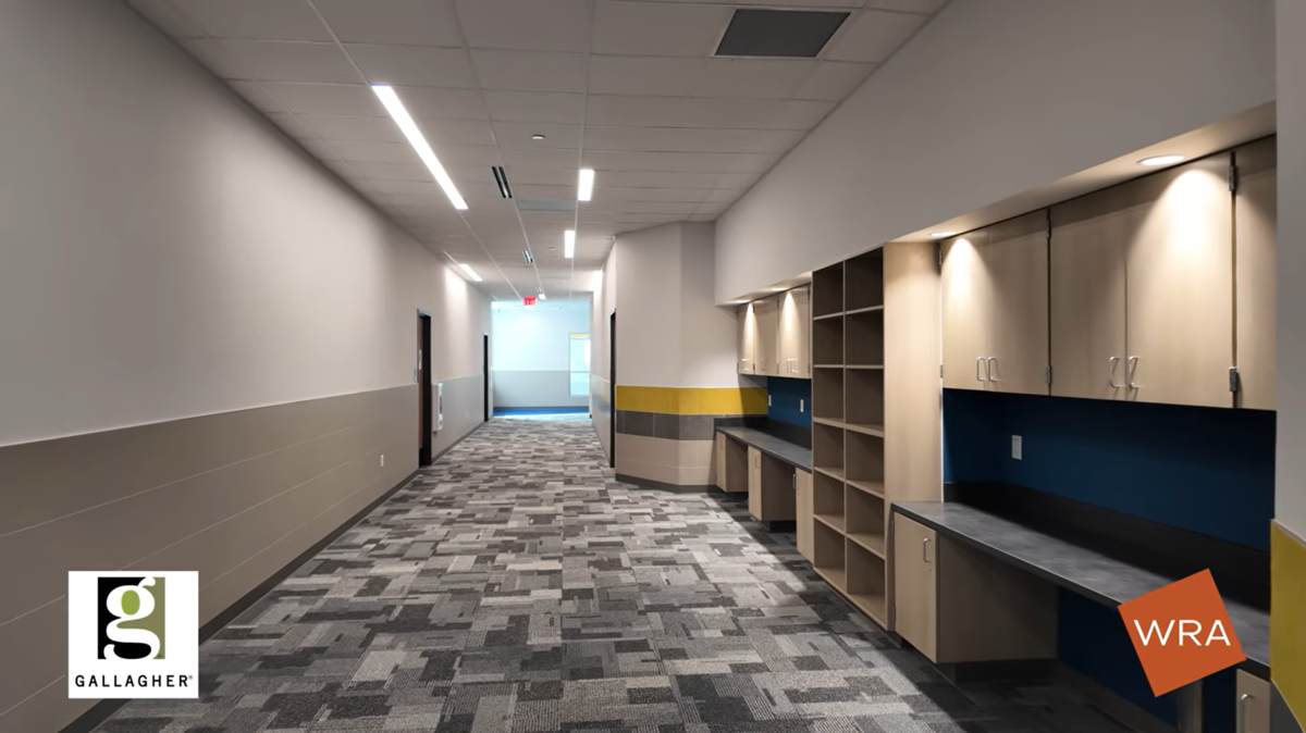 Classroom Hallway at Williams Elementary