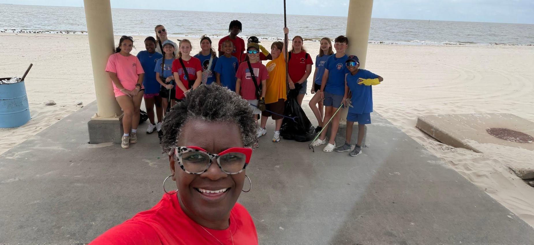 Superintendent's Student Leadership Council_Beach Clean Up