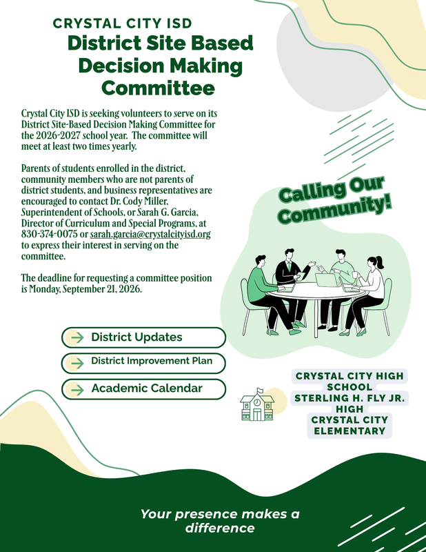 CCISD Seeks District Site Based Decision Making Committee Members Featured Photo
