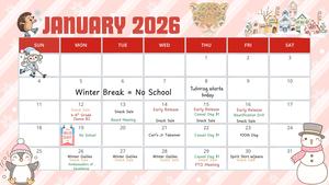 January 2026 Calendar