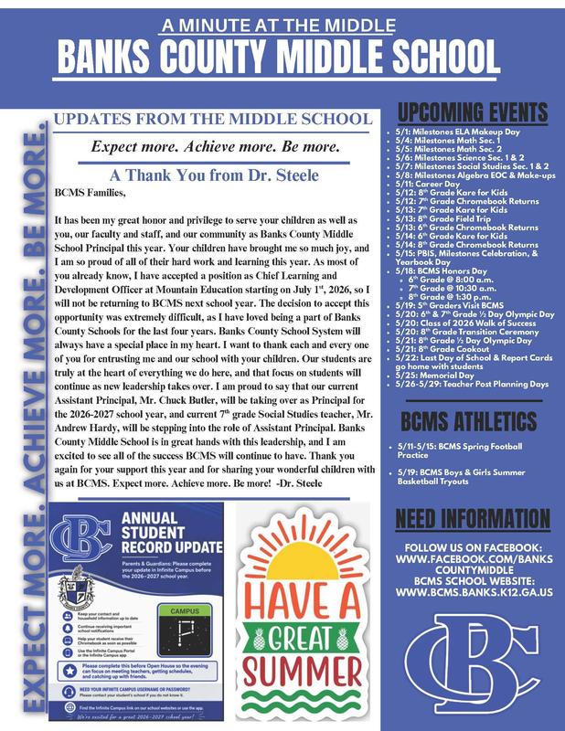 BCMS May Newsletter