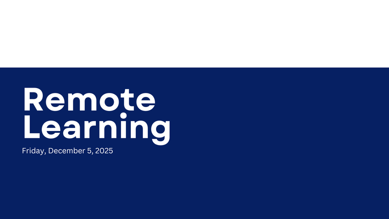 Remote Learning Day