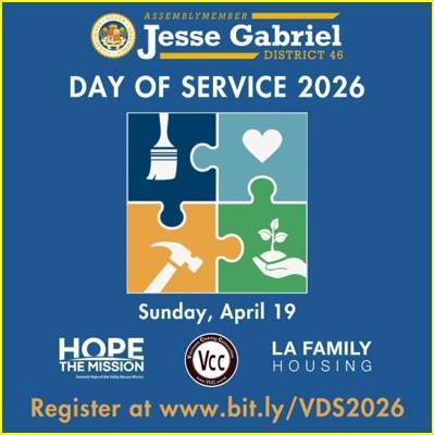 Jesse David Day of Service Annual event flyer