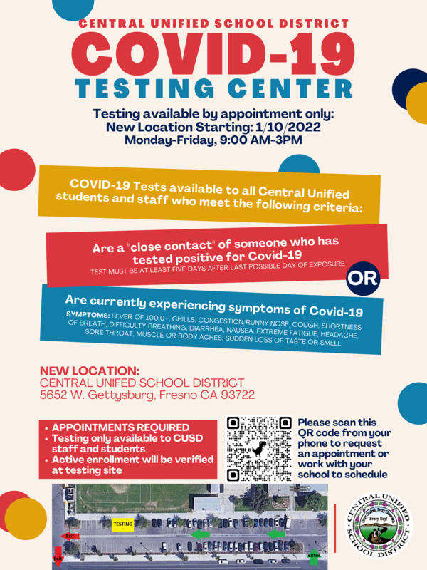 COVID-19 Testing Center Flyer