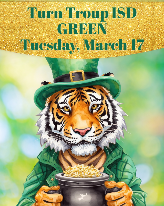 turn Troup ISD green March 17