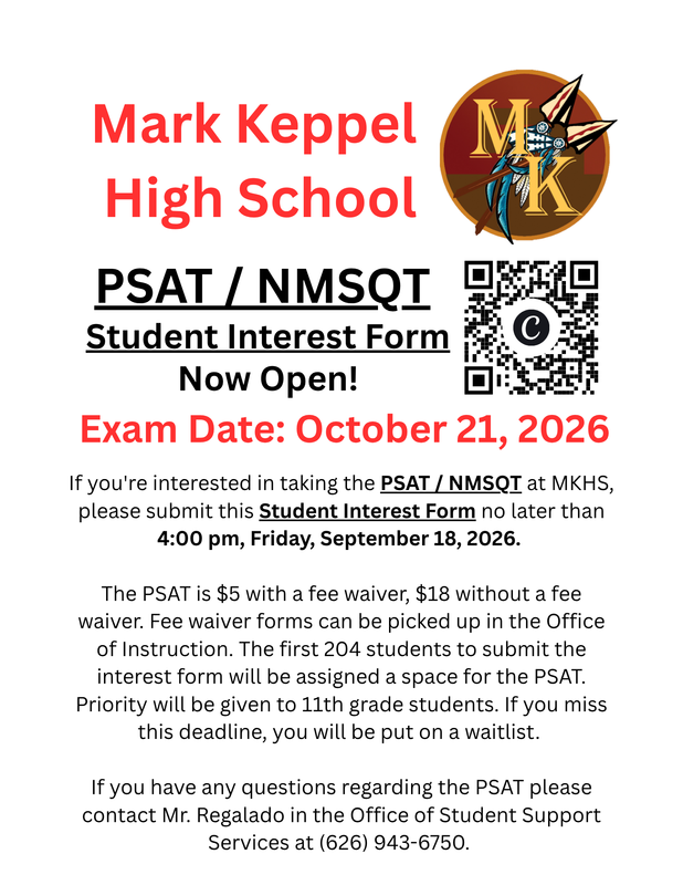 PSAT Sign-Ups Now Open Featured Photo