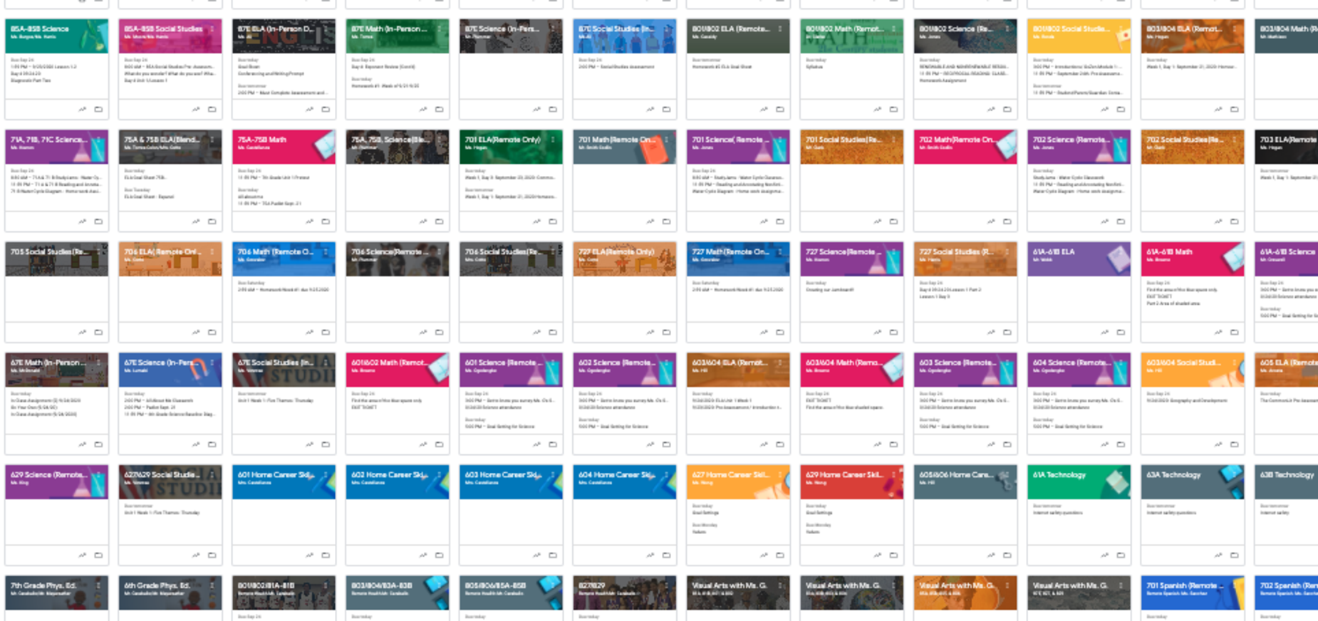Google Classrooms