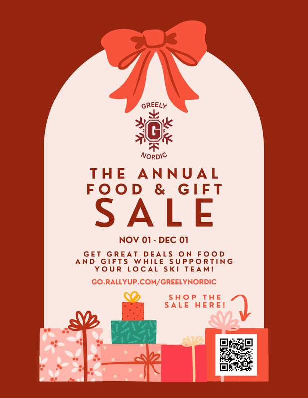 Nordic ski team food sale flyer