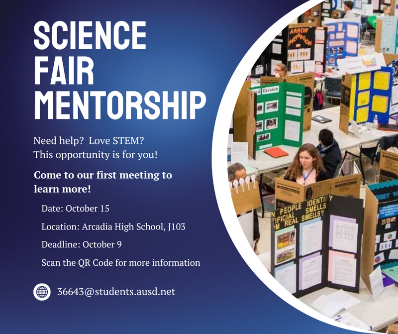 Science Fair Mentorship