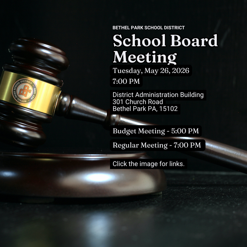 School Board Meeting: May 26