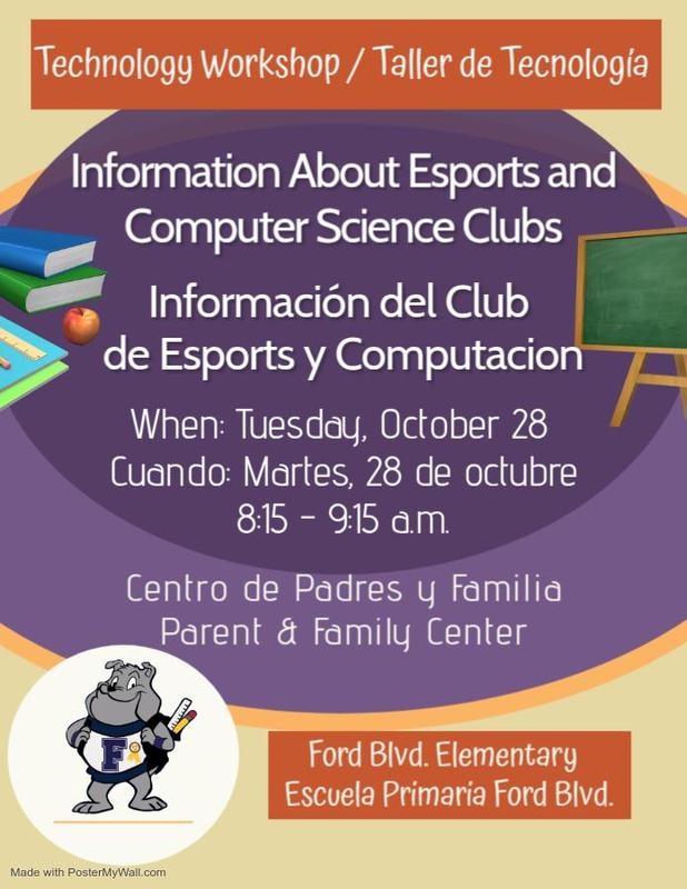 technology workshop with Mr. Corona