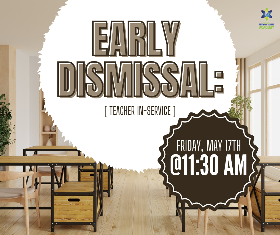 Upcoming: Early Dismissal!