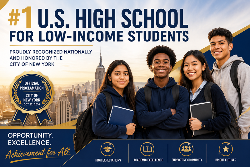 Diverse students representing educational opportunity and academic success.