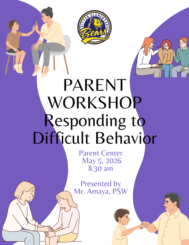 Parent Workshop: Responding to Difficult Behavior
