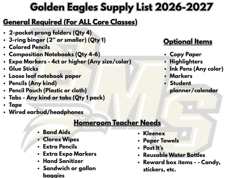 supply list