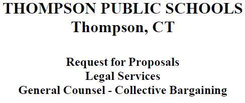 RFP - Legal Services General Counsel / Collective Bargaining
