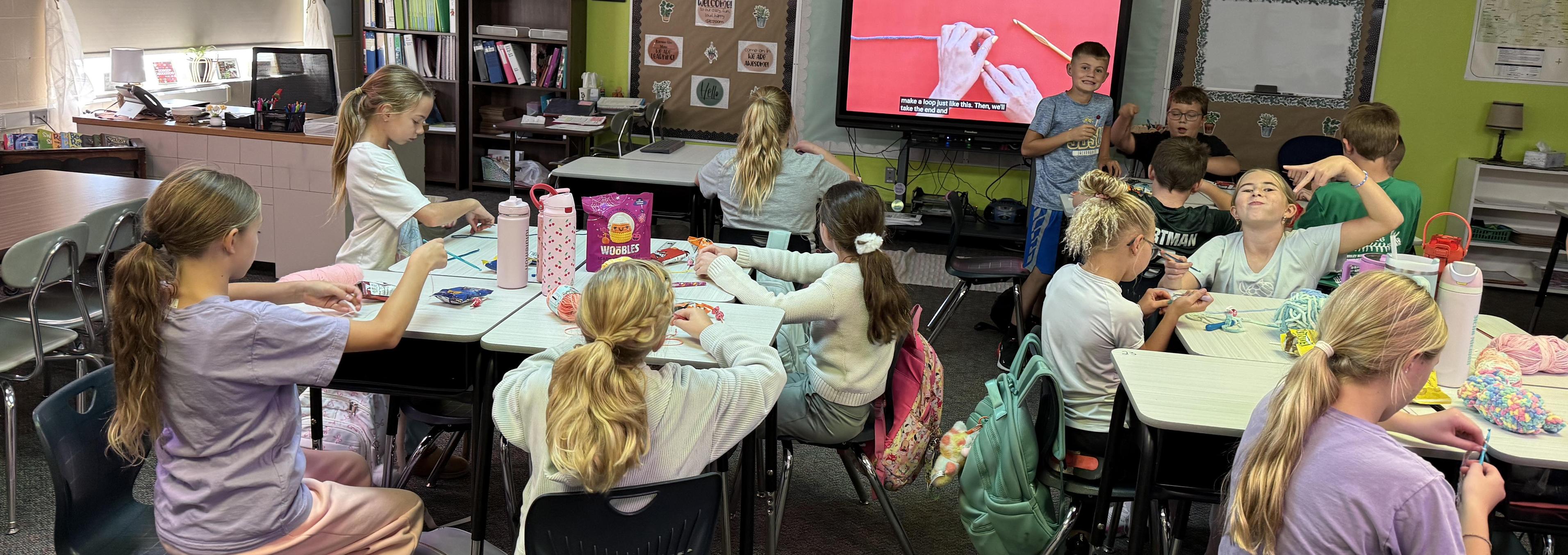 Elementary Students in Class