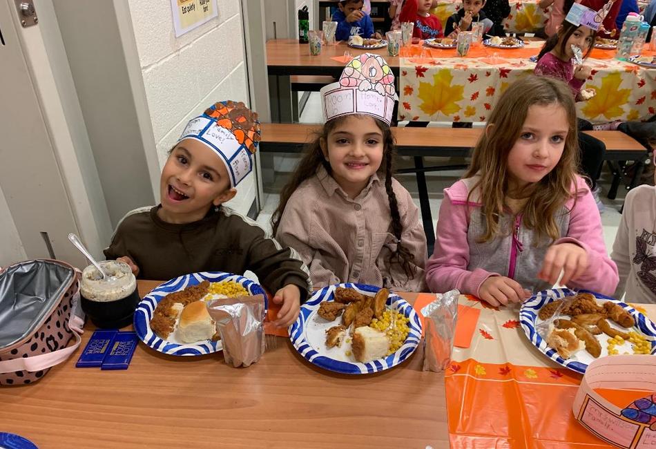 First grade Thanksgiving Feast