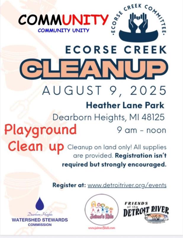 creek clean up flyer