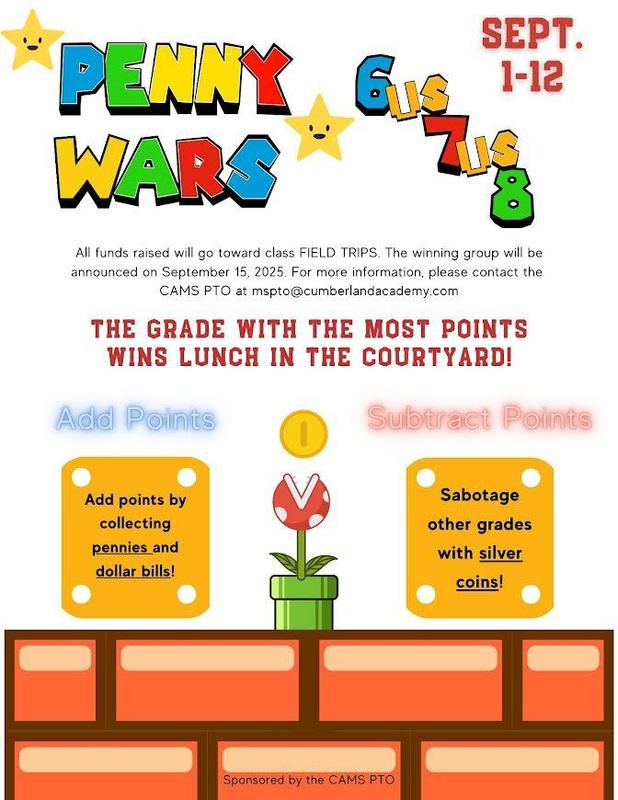 CAMS Penny Wars Fundraiser