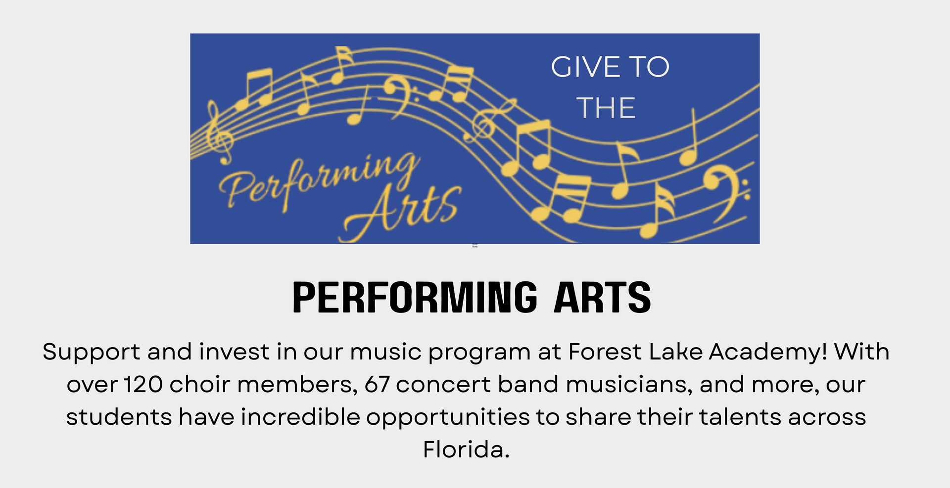 Performing Arts Graphic