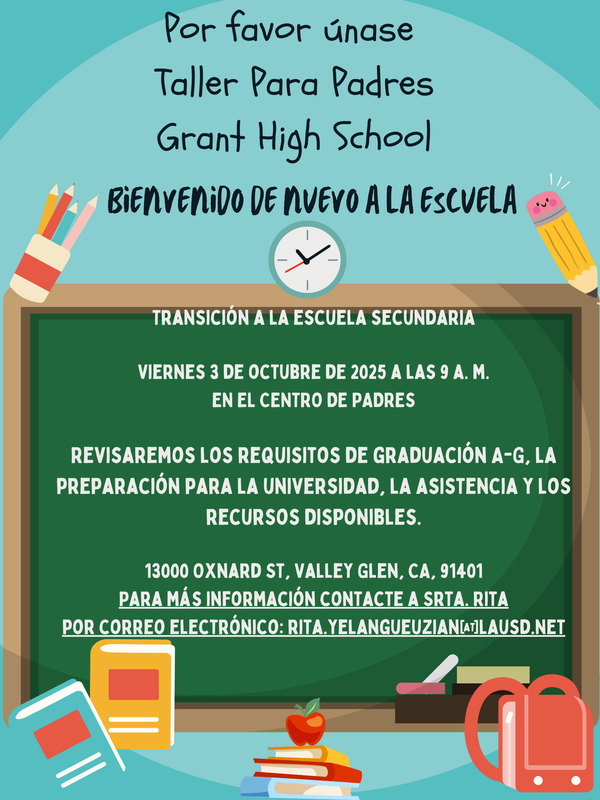 Parent Workshop Flyer (Spanish) 10-3-25.png