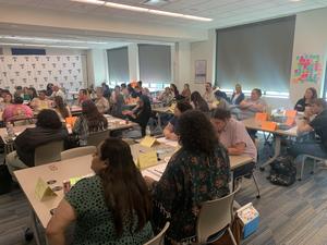 First-year teachers participate in training at the 2025 IGNITE Academy