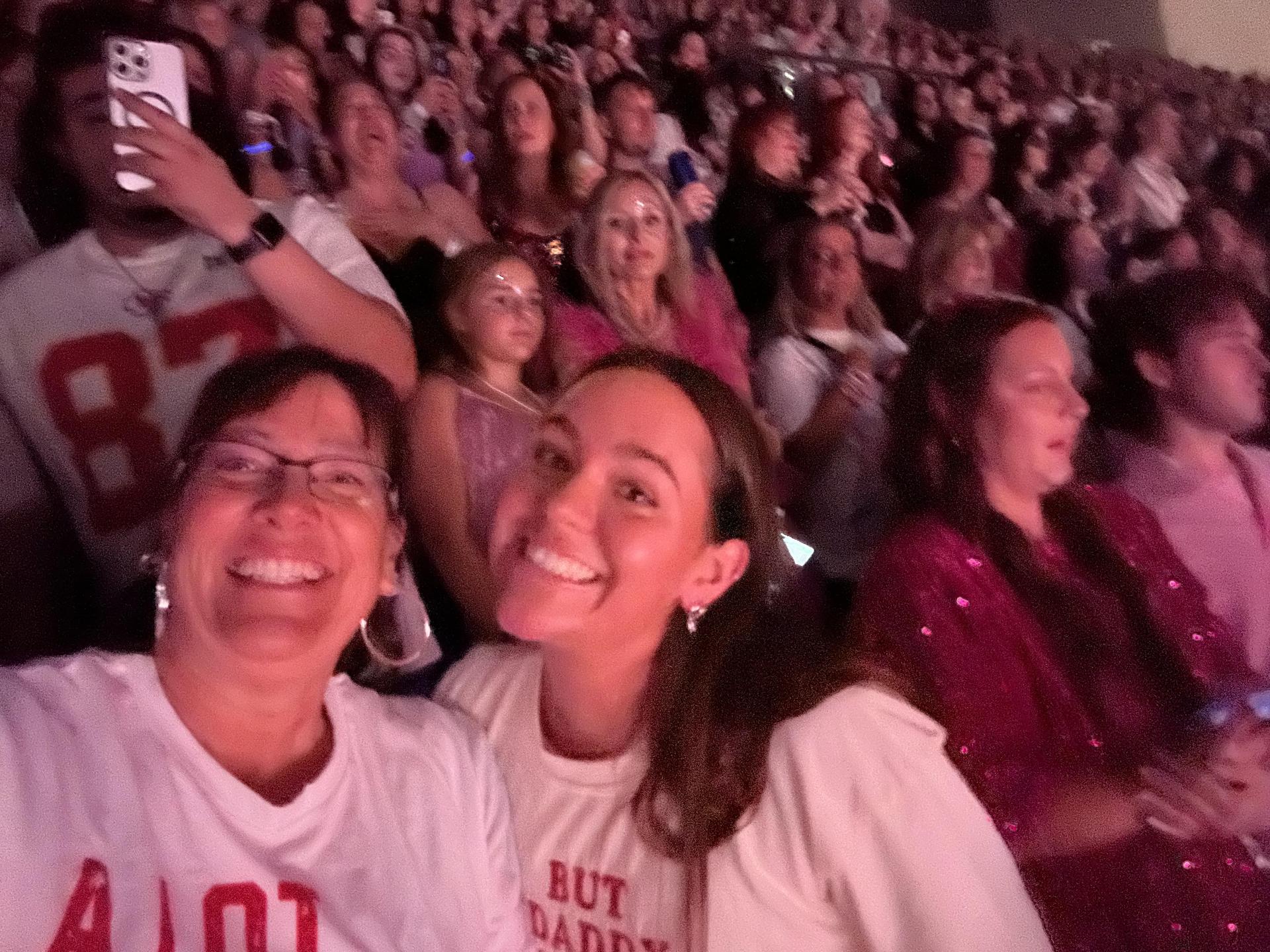 Melissa at a concert
