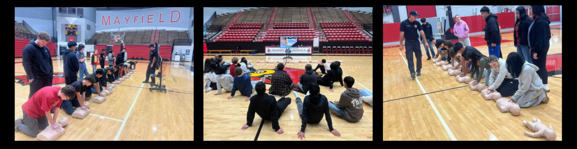 CPR training was a success, and Mr. Crofts’ class at MHS truly rose to the occasion. We’re grateful to Mr. Lindsey from the Mayfield Fire Department for leading the session and helping empower our kids with lifesaving knowledge. #SavingLives