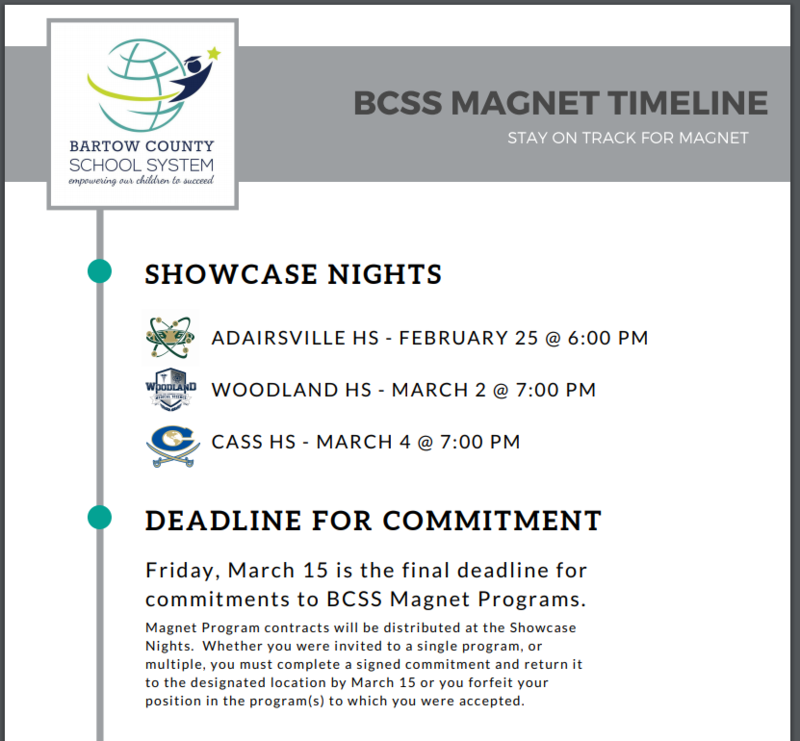 2021-2022 Magnet Timeline and Buses Featured Photo