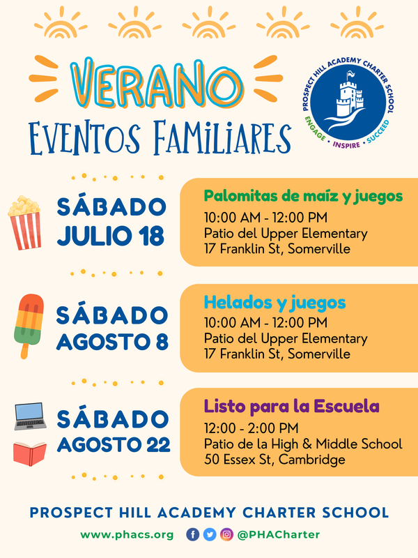 Summer 2026 Events for Families Spanish.png