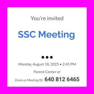 SSC Meeting