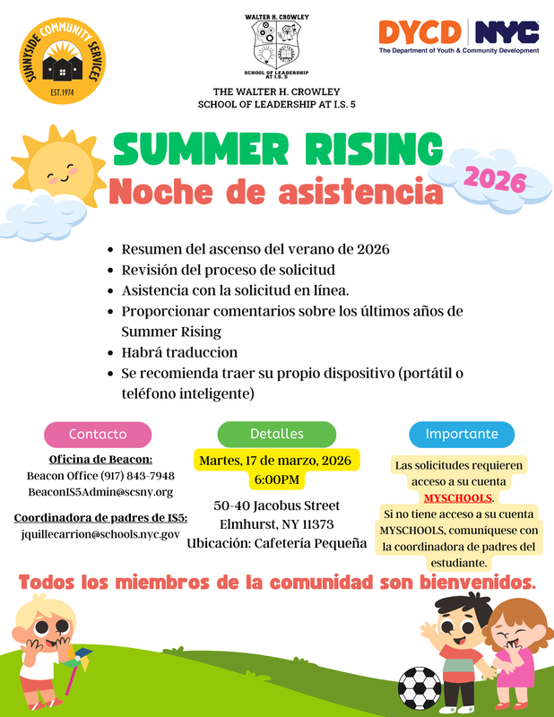 Summer Rising Spanish Flyer
