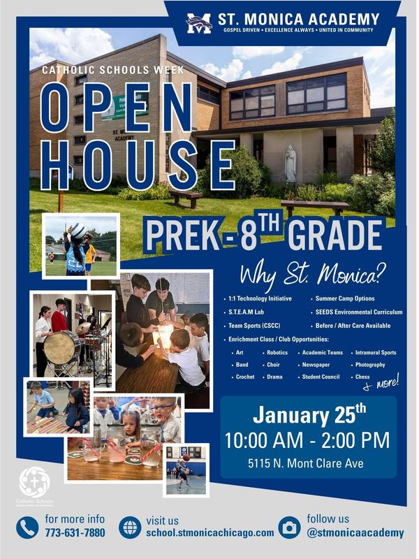 Open House January 25 10am-2pm