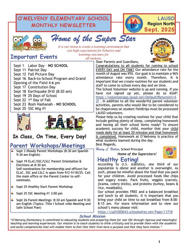 September 2025 Newsletter