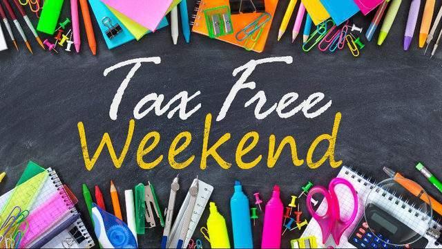 tax free weekend