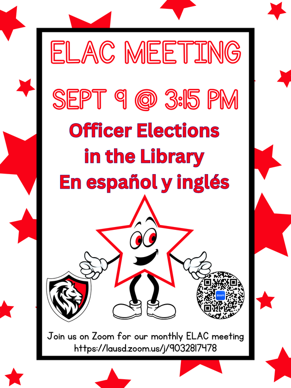 ELAC MEETING