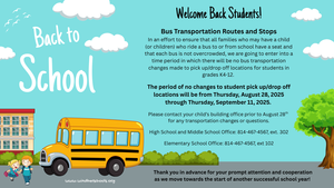 Busing Information - Back to School